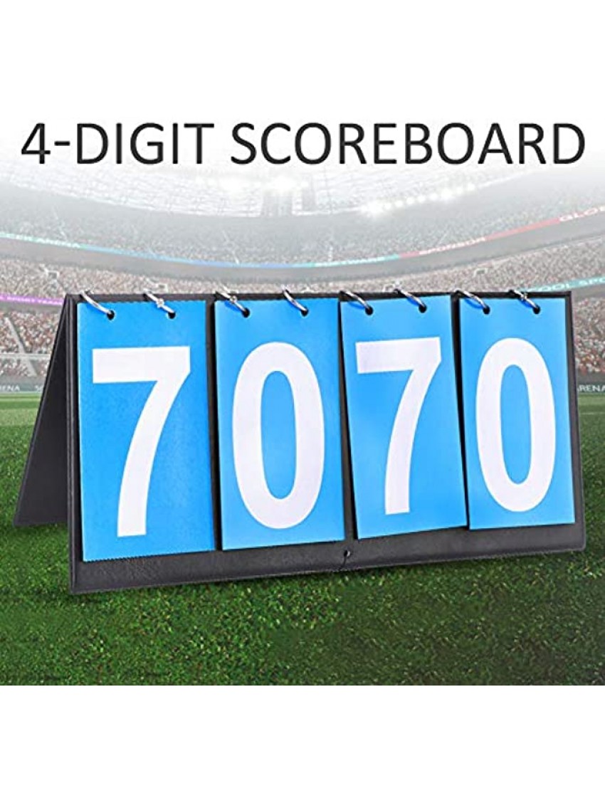 SALUTUY Competition Score Keeper Sports Scoreboard Bright Color Plates for Badminton for Swimming