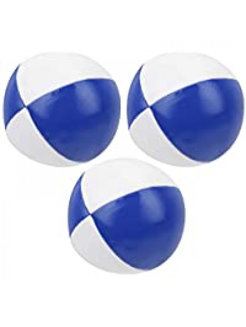 SALUTUYA Portable Practice Juggling Balls Juggling Balls for All Skill LevelsBlue and White