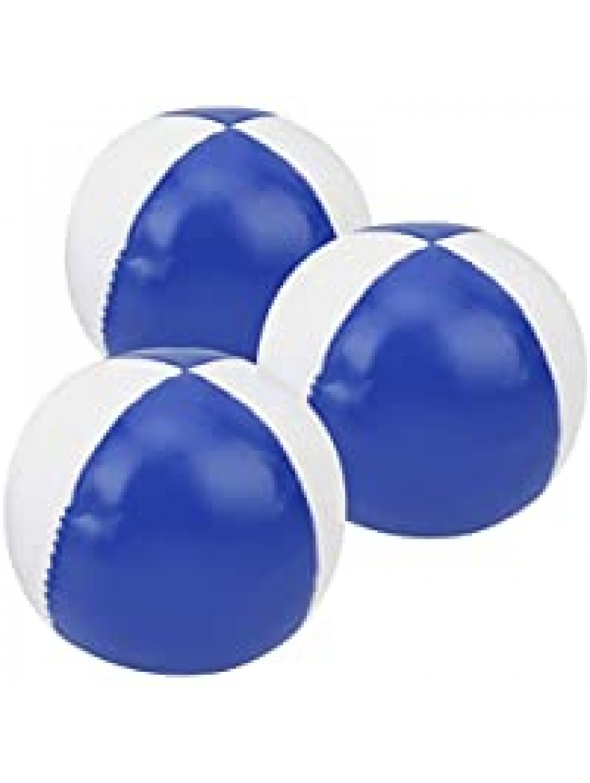 SALUTUYA Portable Practice Juggling Balls Juggling Balls for All Skill LevelsBlue and White