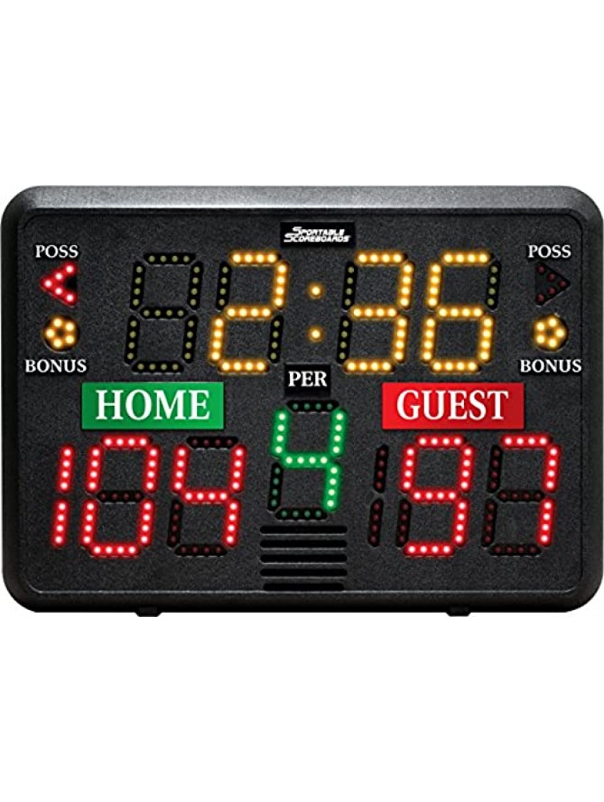 Sportable Scoreboards Multisport Indoor Tabletop Scoreboard