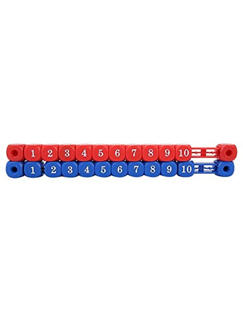 Vbestlife 2 PCS Blue and Red Mini Multi-Function Billiards Scoring Device Scoreboard Multi-Function Table Scoring Strip