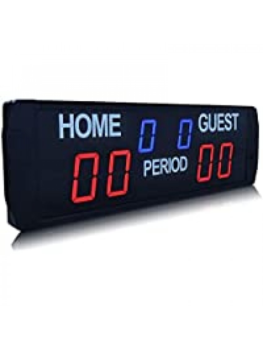 WANGYONGXIANG Electronic timerDesktop Indoor Electronic Scoreboard with Remote Control Multi-Function Digital Timer