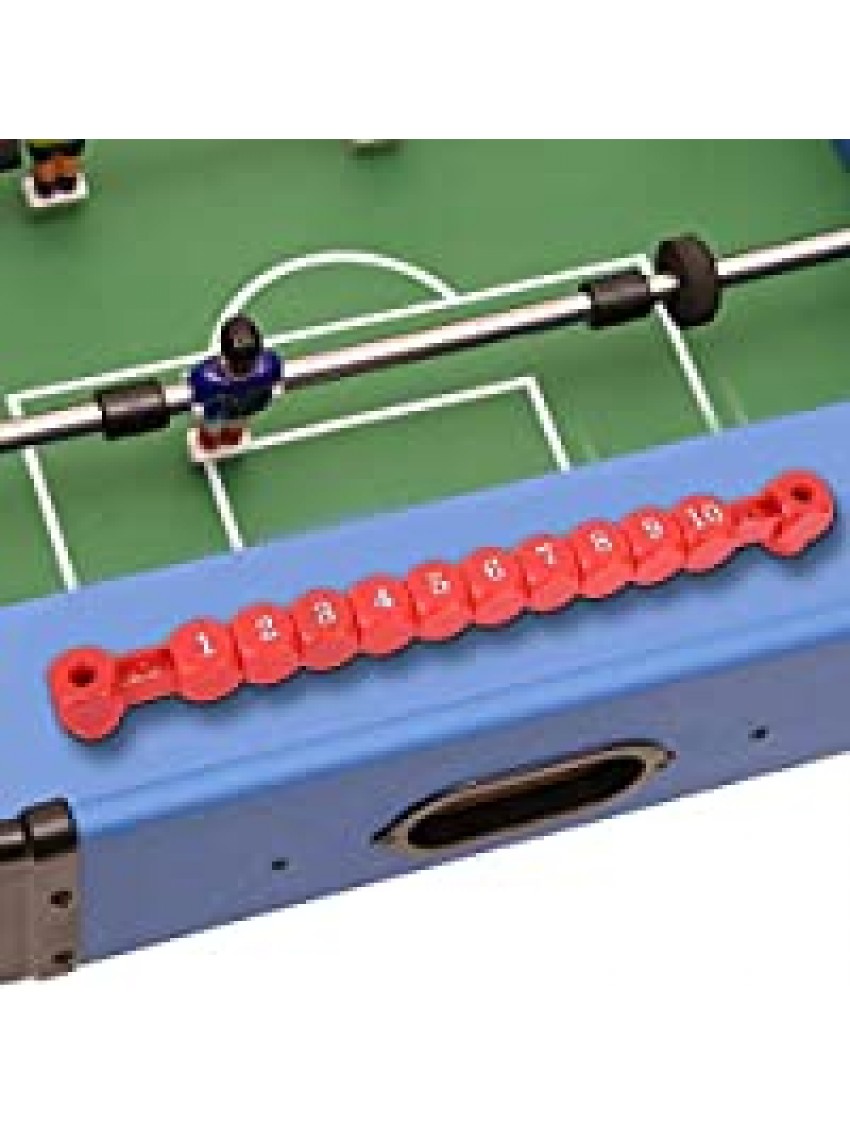 ZJchao Mini Scoreboard 2Pcs Blue Red Mini Multi Function Table Soccer Foosball Game Billiard Scoring Unit Scoreboard