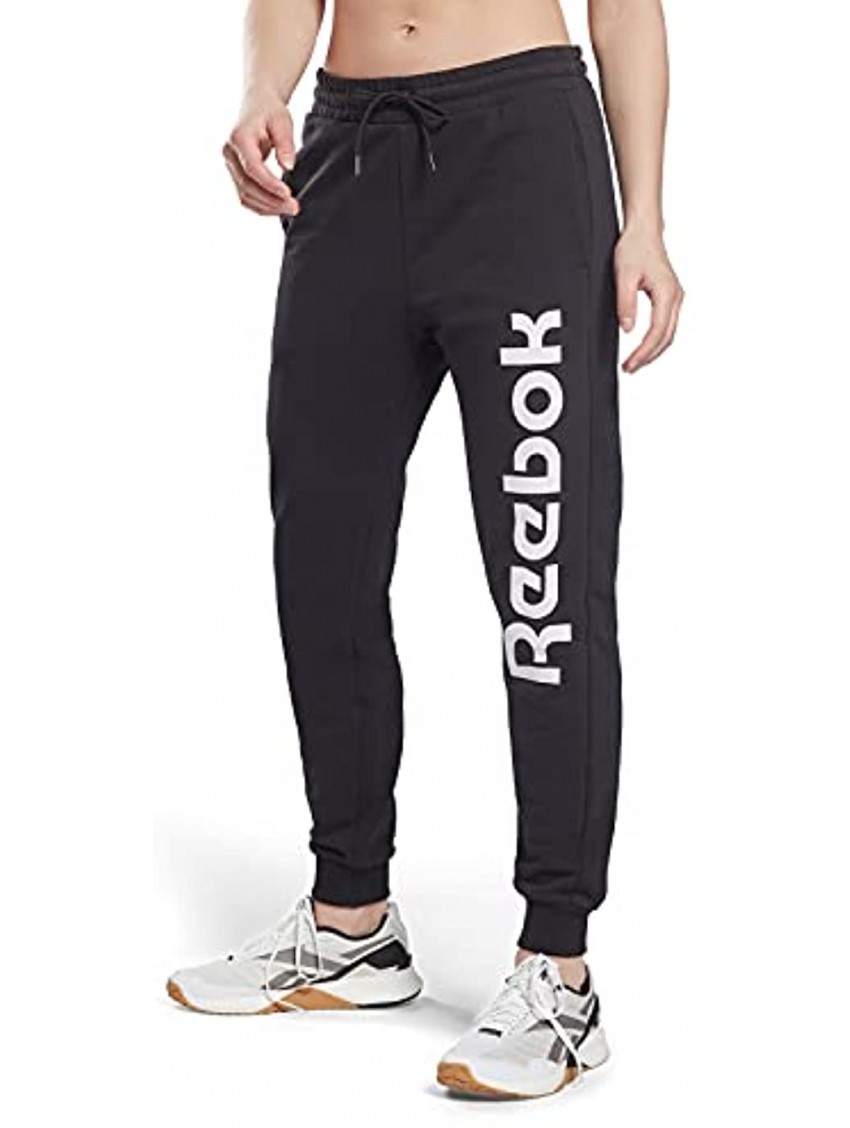 Core 10 by Reebok Women's Adjustable French Terry Big Logo Joggers