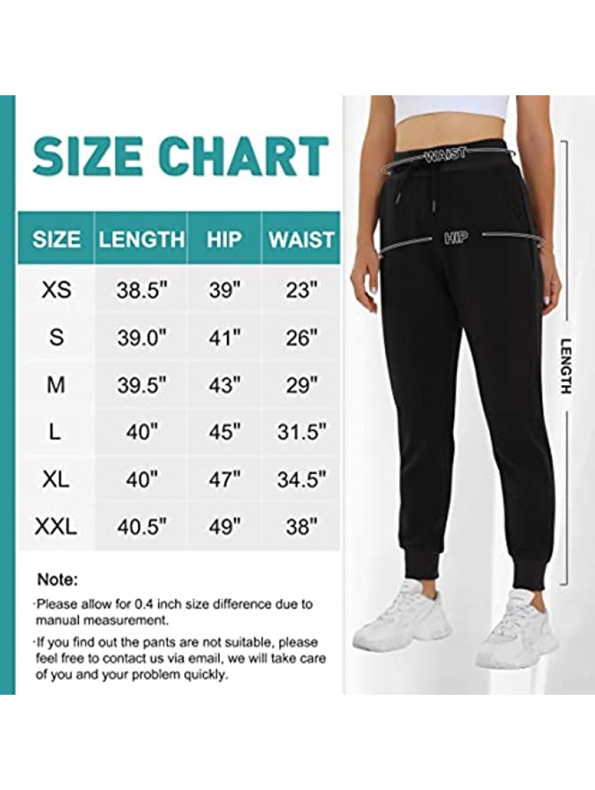Heathyoga Fleece Lined Joggers for Women Thermal Sweatpants for Women Joggers with Pockets Workout Pants Running Pants