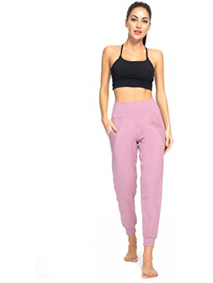 Kcutteyg Women's Joggers with Pockets High Waisted Workout Athletic Sports Soft Lounge Pants for Running