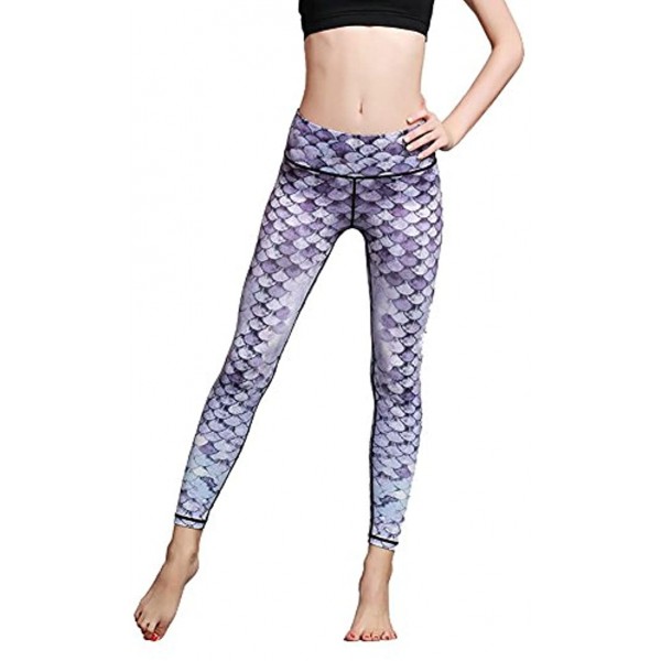 Befullo Women's Yoga Pants Capri Legging Workout Gym Tights