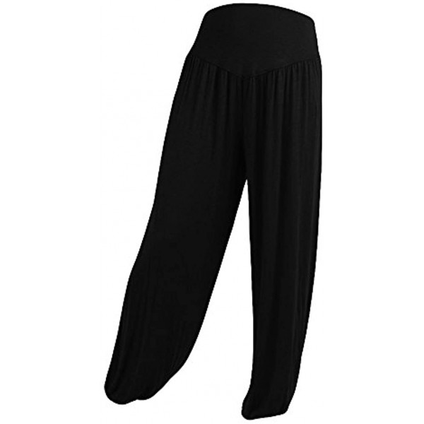 iYYVV Plus Size Women Casual Loose Harem Pants Casual Solid Color Sport Yoga Trousers