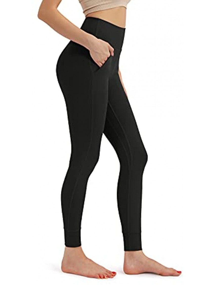 ODODOS Women's Jogger Yoga Capris Leggings with Pockets High Waisted Sports Running Workout Joggers Legging Pants