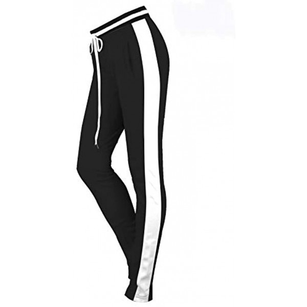 Screenshotbrand Women Hip Hop Premium Slim Fit Track Pants Athletic Jogger Bottom with Side Taping