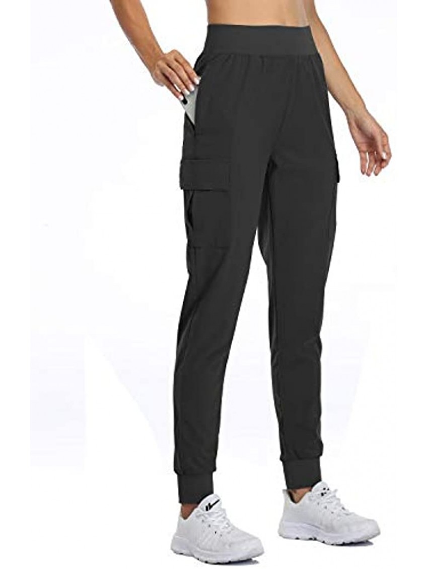 Willit Women's Cargo Joggers Lightweight Athletic Workout Pants Lounge Hiking Outdoor Pants with Pockets Quick Dry