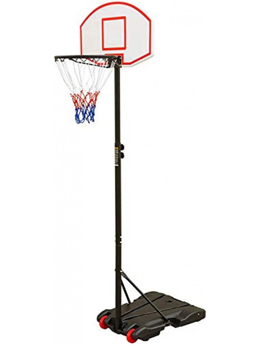 Basketball Hoop for Kids Portable Height-Adjustable [6.5FT 8 FT] Sports Backboard System Stand w Wheels