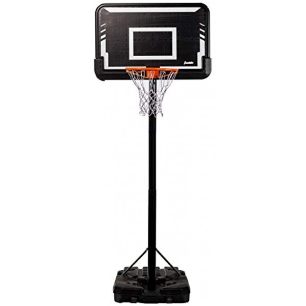 Franklin Sports Adjustable Portable Basketball Hoop Adjustable Height Official Basketball Hoop for Outdoor and Driveway 44" Backboard