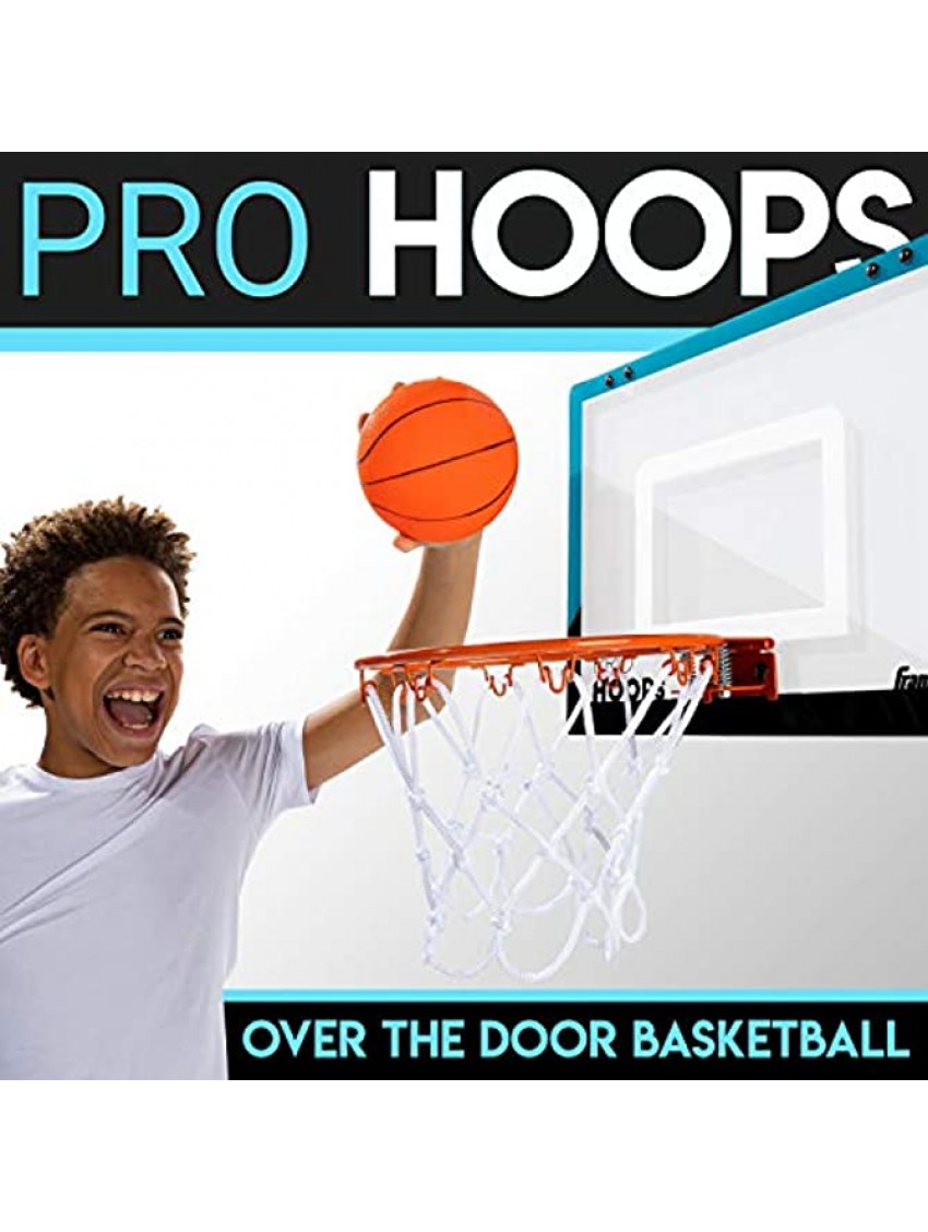 Franklin Sports Over The Door Basketball Hoop Slam Dunk Approved Shatter Resistant Accessories Included