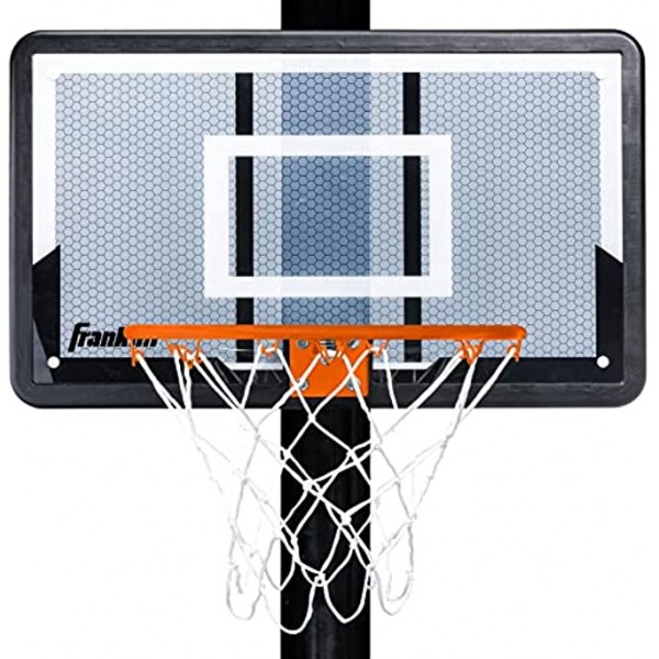 Franklin Sports Pro Mount Basketball Backboard – Authentic Polycarbonate Backboard Made for Any Kid – Can be Used Both Indoors and Out