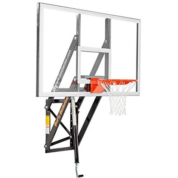 Goalsetter Adjustable Acrylic Backboard Wall Mounted Basketball Goal Multiple Size and Rim Options Available