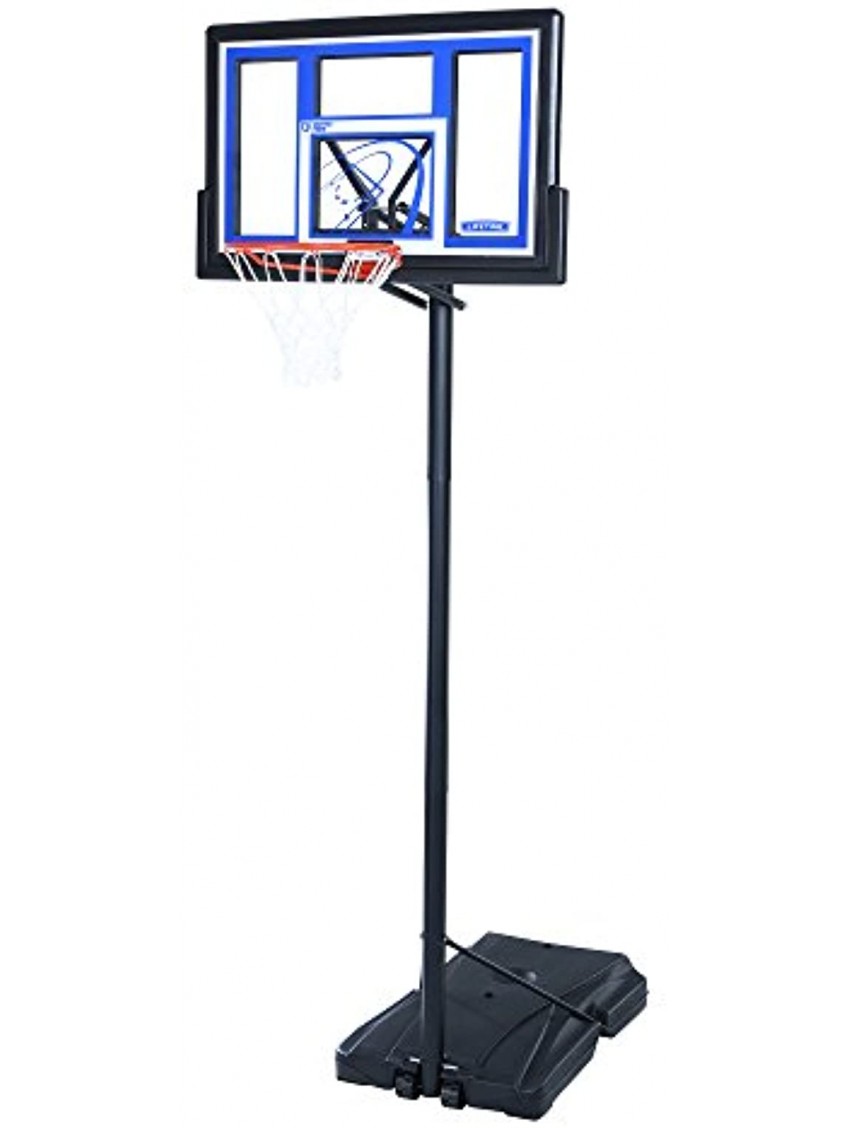 Lifetime 1531 Portable Basketball System 48 Inch Shatterproof Backboard