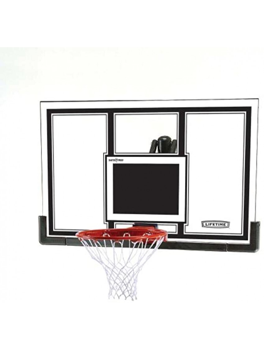 Lifetime 71526 Backboard and Rim Competition Combo Black Orng 54-Inch