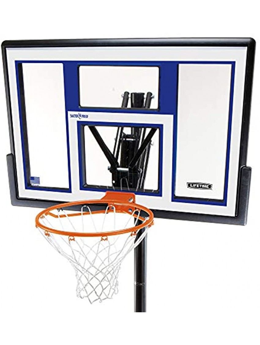 Lifetime Portable Basketball Hoop 90168 48-inch Polycarbonate Backboard System