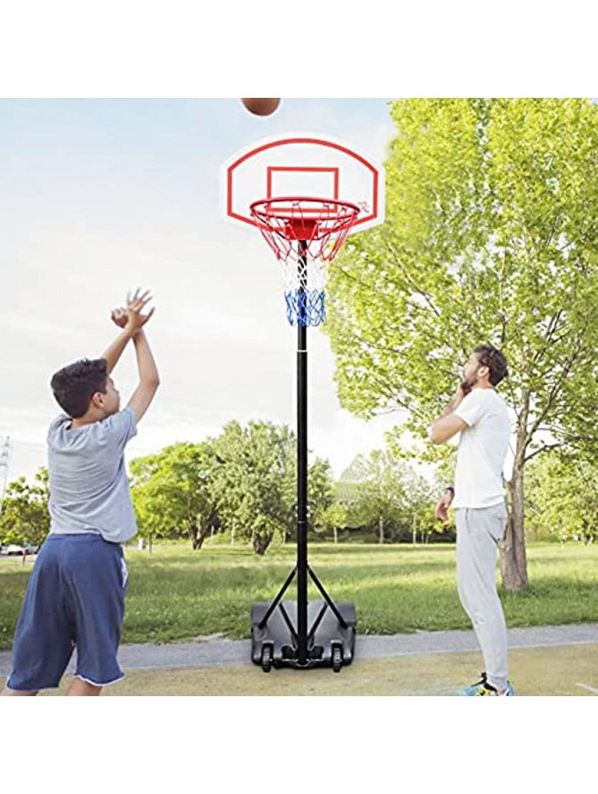 Ochine Basketball Hoop Basketball System Portable Basketball Goal Basketball Equipment with Adjustable Height 5.2ft to 7ft Backboard Stable Base and Wheels for Youth and Adults Ship from USA