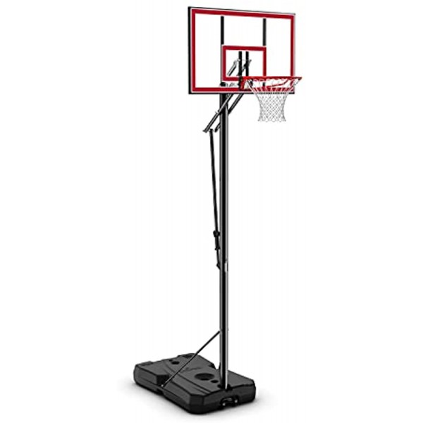 Spalding 44" Shatter-Proof Polycarbonate Pro Glide® Portable Basketball Hoop
