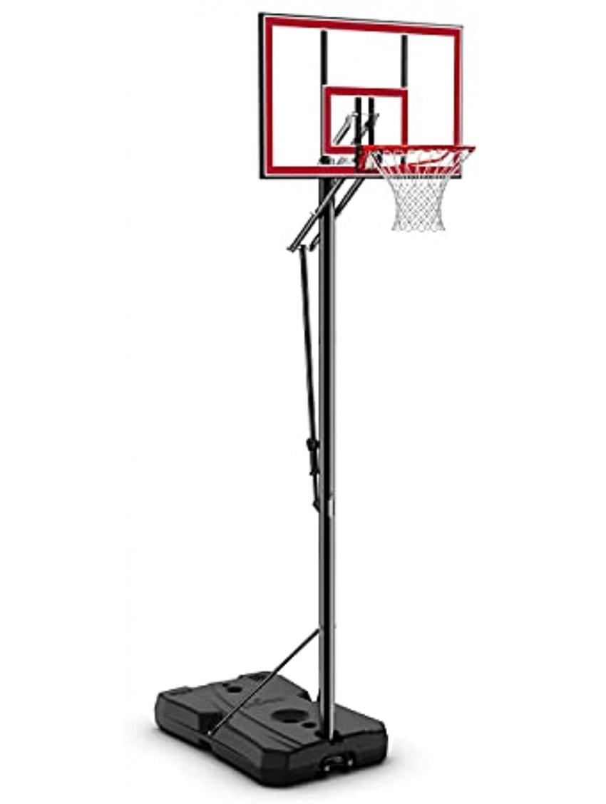 Spalding 44" Shatter-Proof Polycarbonate Pro Glide® Portable Basketball Hoop
