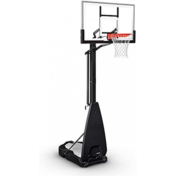 Spalding Ultimate Hybrid® 54" Tempered Glass Portable Basketball Hoop