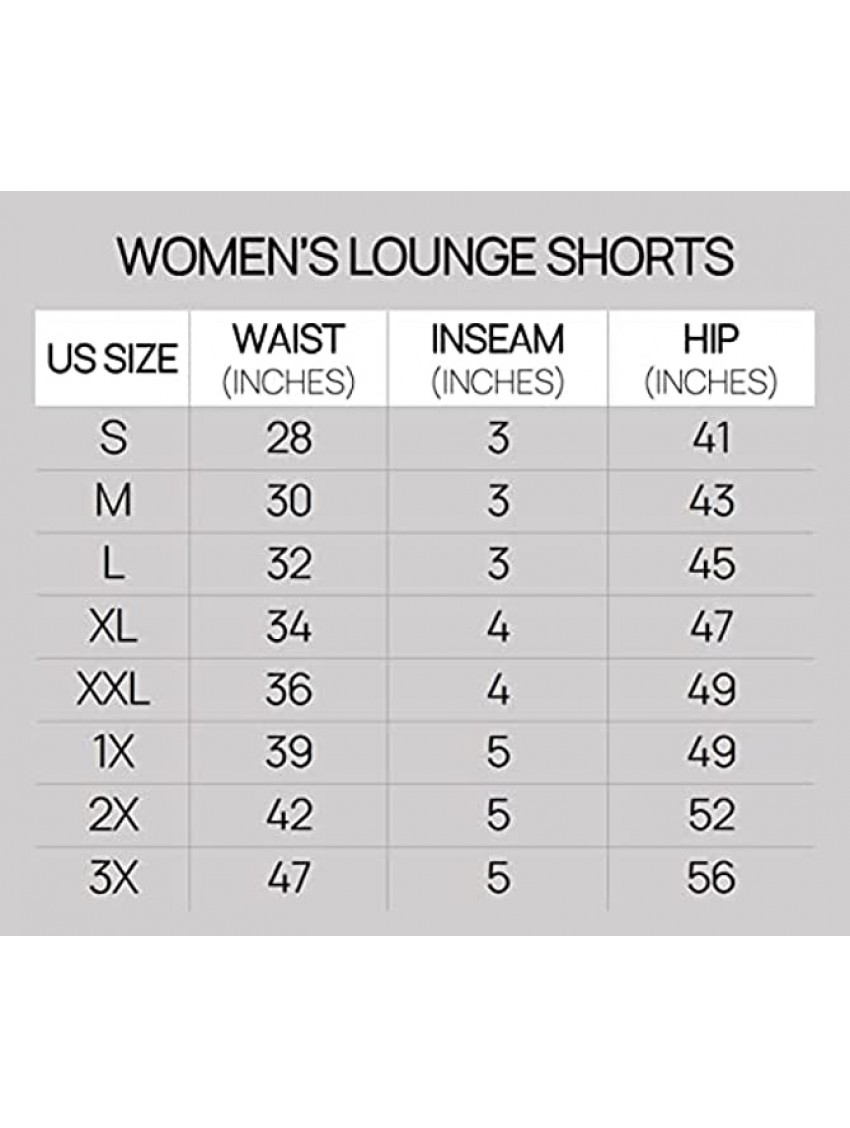 3 Pack: Athletic Lounge Shorts for Women Jogging Workout Yoga Sweat Shorts with Pockets Available in Plus Size