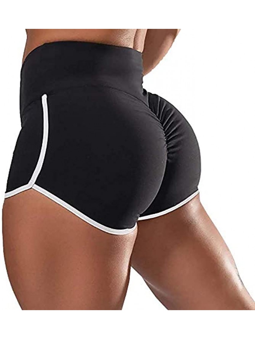 Aurgelmir Women's Workout Shorts Scrunch Booty Gym Yoga Pants Middle High Waist Butt Lifting Sports Leggings