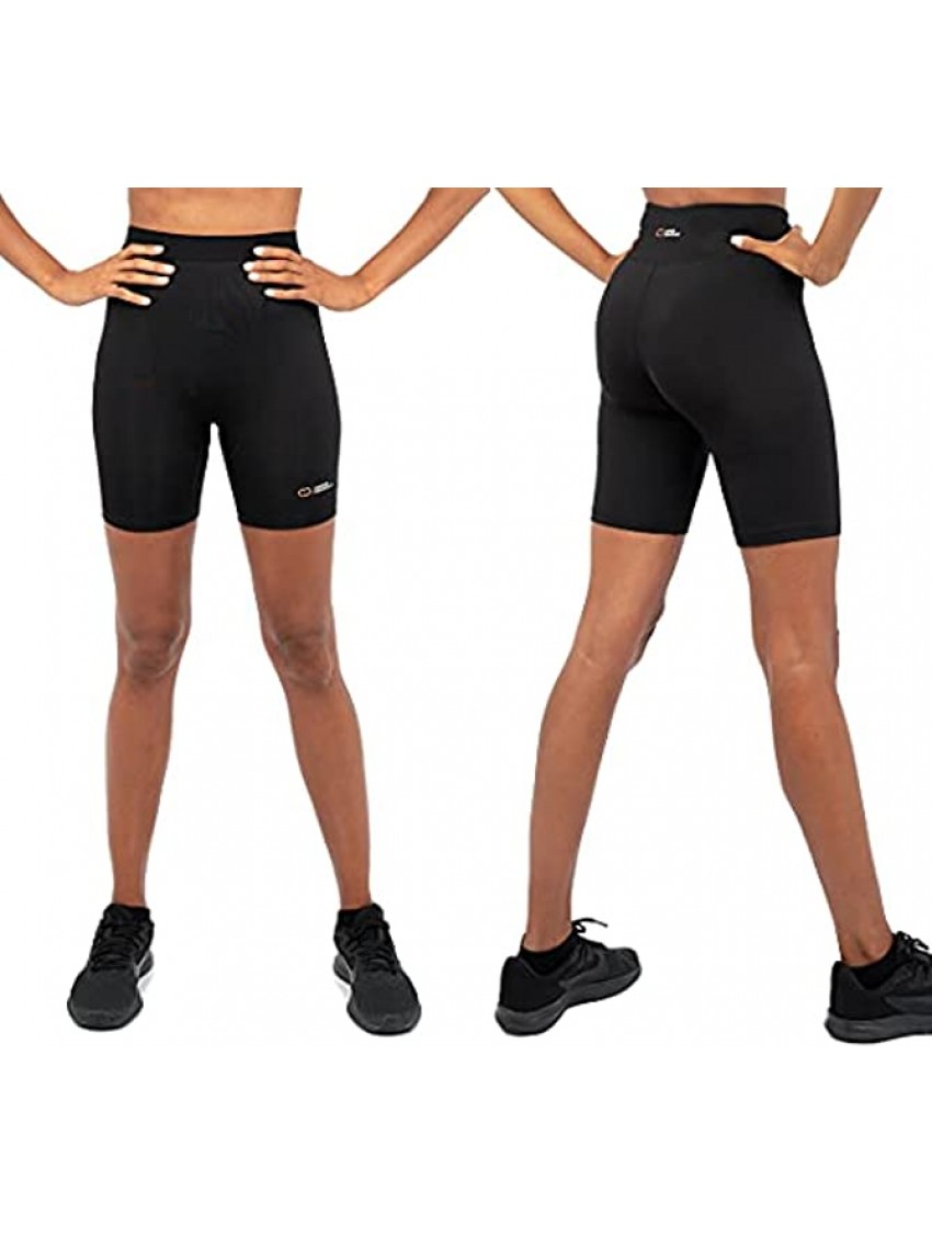 Copper Compression Womens Shorts. Copper Infused Active Workout Yoga Gym Short