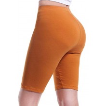 Design by Olivia Women's Basic Solid Cotton Active Yoga Biker Shorts