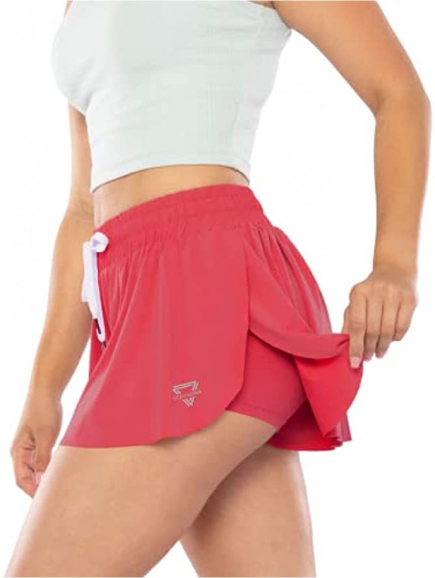 Keiki Kona 2-in-1 Flowy Fitness Shorts w Pocket