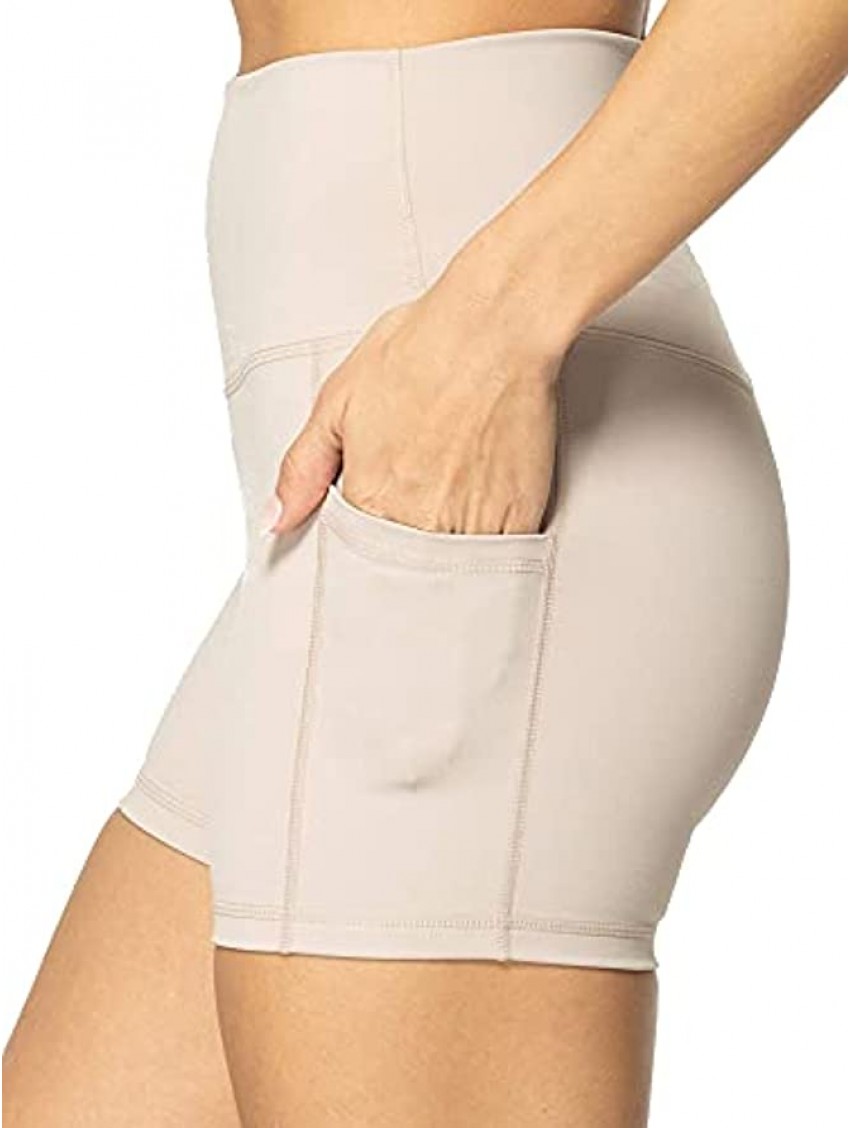 Sunzel 8" 5" 3" Biker Shorts for Women with Pockets High Waisted Yoga Workout Shorts