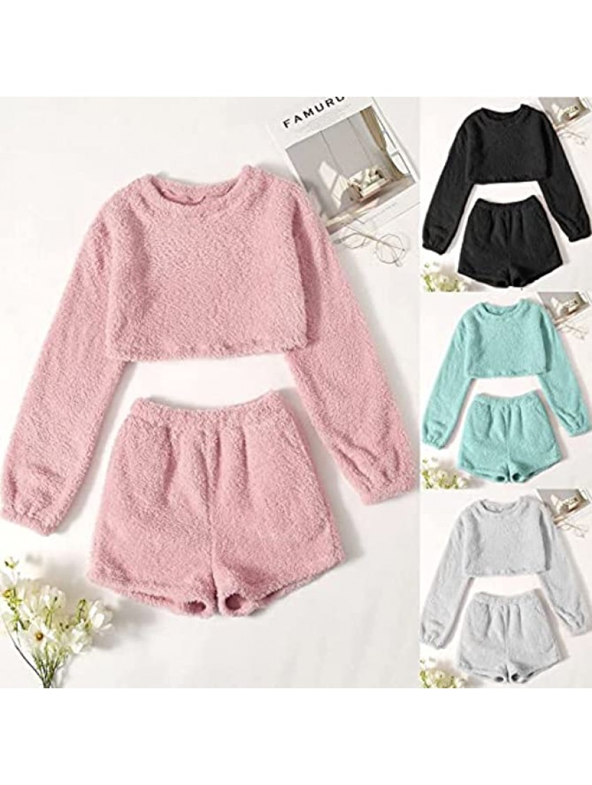 Women 2 Piece Outfits Beach Elegant Fall Dressy Shorts Track Suits Cute Gym Ladies Long Sleeve Sweatsuits