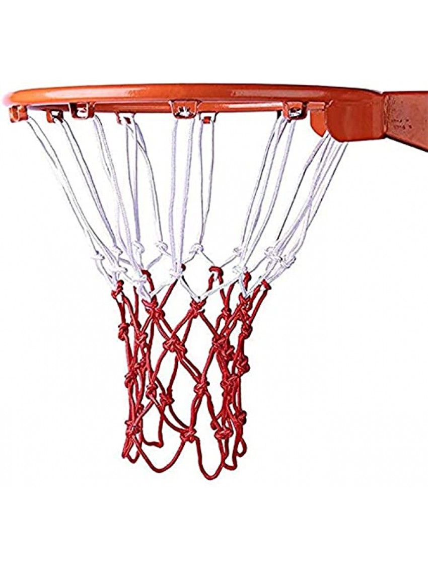 Eshan Nylon Basketball Net Hoop Heavy Duty Thick 12 Loops Replacement Net for Indoor or Outdoor