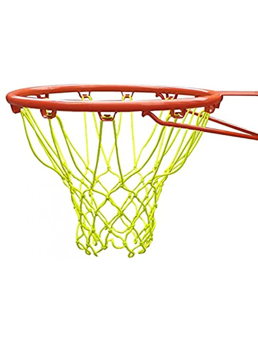 TOKBELT Basketball Net Heavy Duty Basketball Net Replacement Parts Suitable for All Weather Anti-Whip Basketball Net Fits Standard Indoor or Outdoor 12 Loops Rim