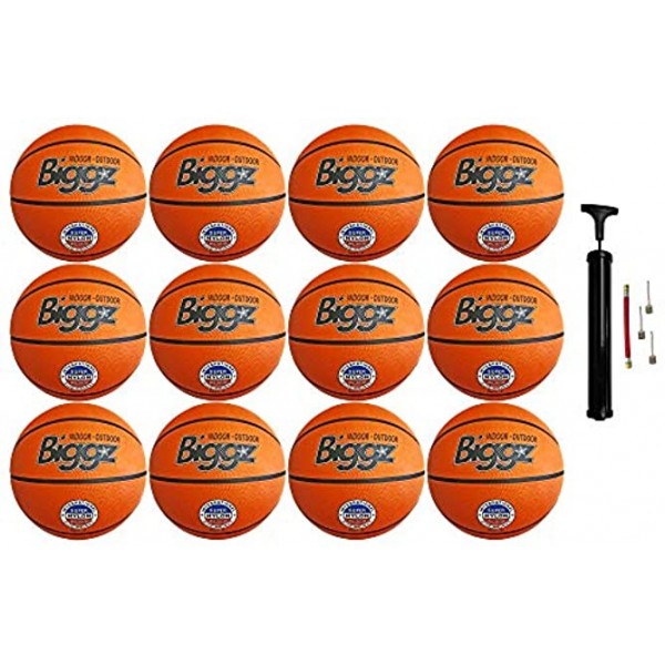 12 Pack Basketballs Official Size 7 Bulk Wholesale with Pump