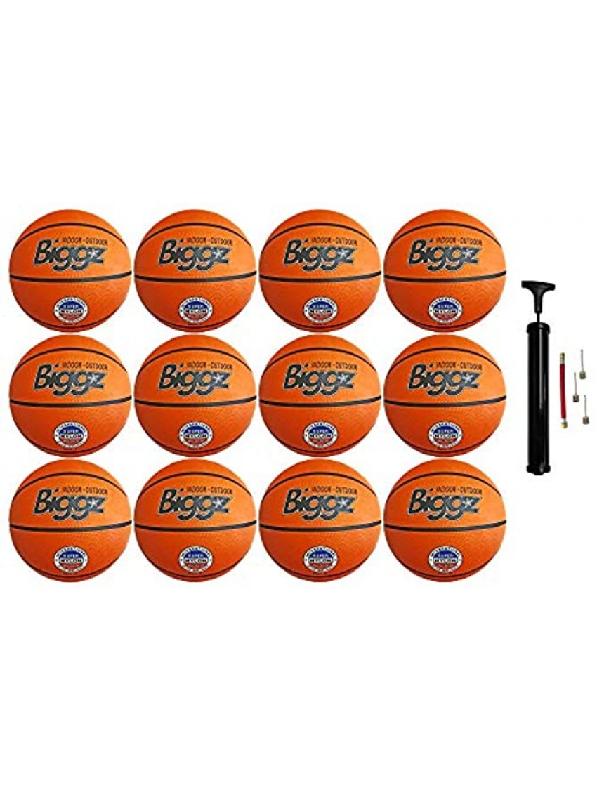 12 Pack Basketballs Official Size 7 Bulk Wholesale with Pump