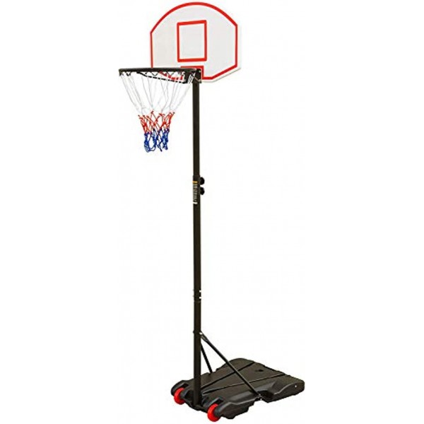 Basketball Hoop for Kids Portable Height-Adjustable [6.5FT 8 FT] Sports Backboard System Stand w Wheels