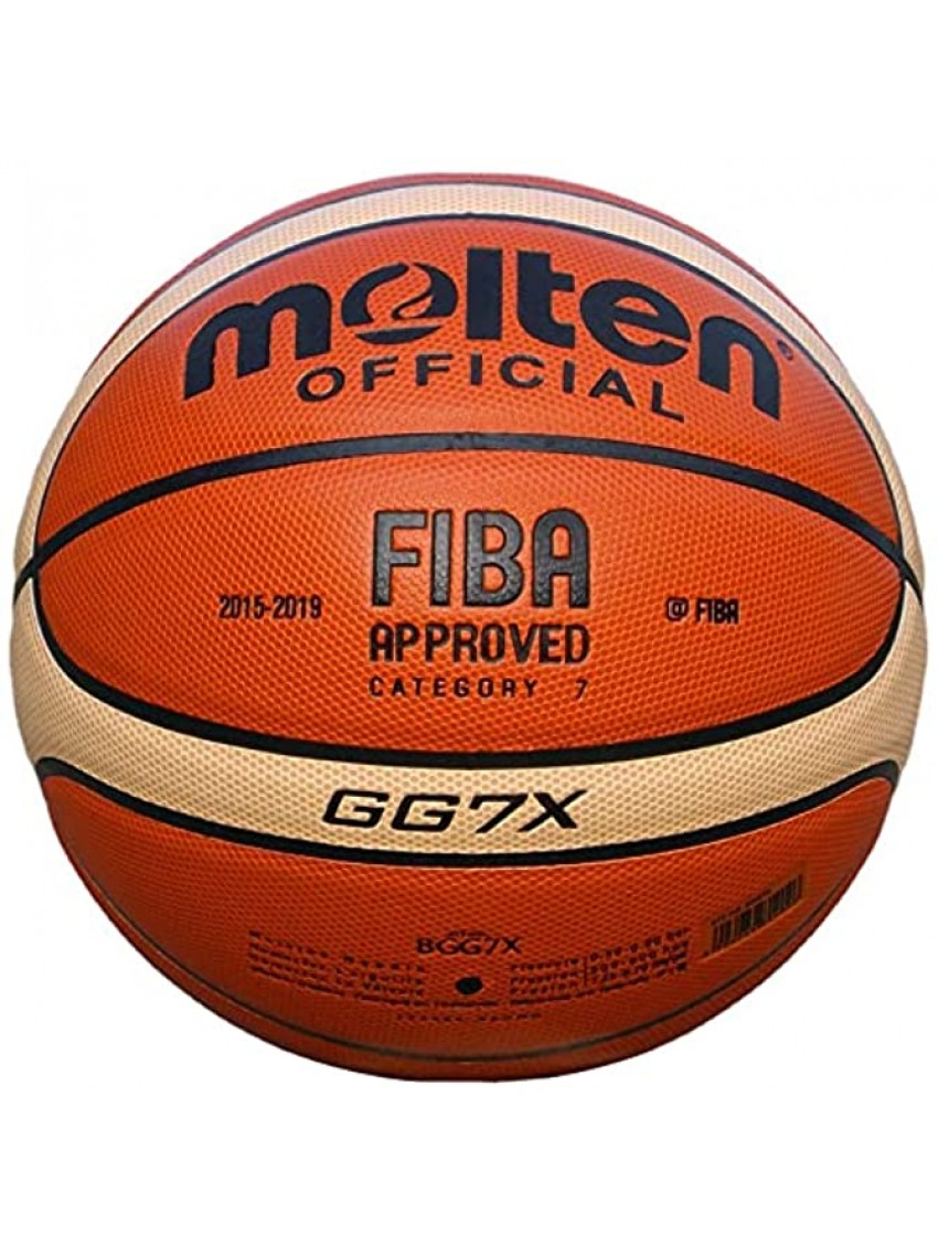Molten BG Series Composite Basketball FIBA Approved Training & Practice Match Ball BGG7X Size 7