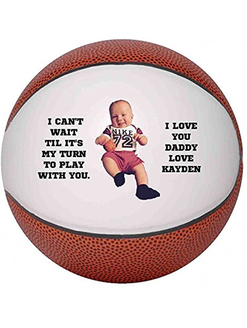 Personalized Basketballs Custom Photo Basketball Gift Mini Size Basketball Any Image Any Text Any Logo