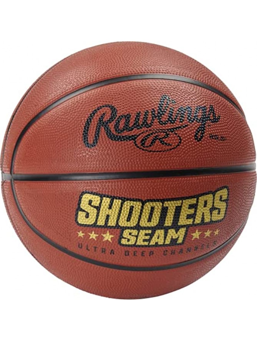Rawlings Shooters Seam Rubber Official Size Basketball  29.5"