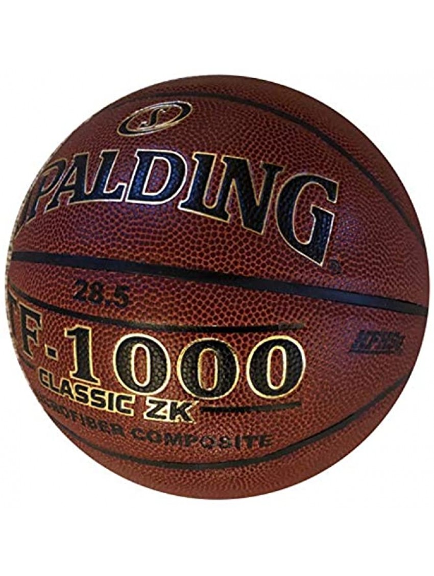 Spalding TF-1000 Basketball with SSAC Decoration Size 6 28.5 Inches Intermediate NFHS Approved Indoor Play
