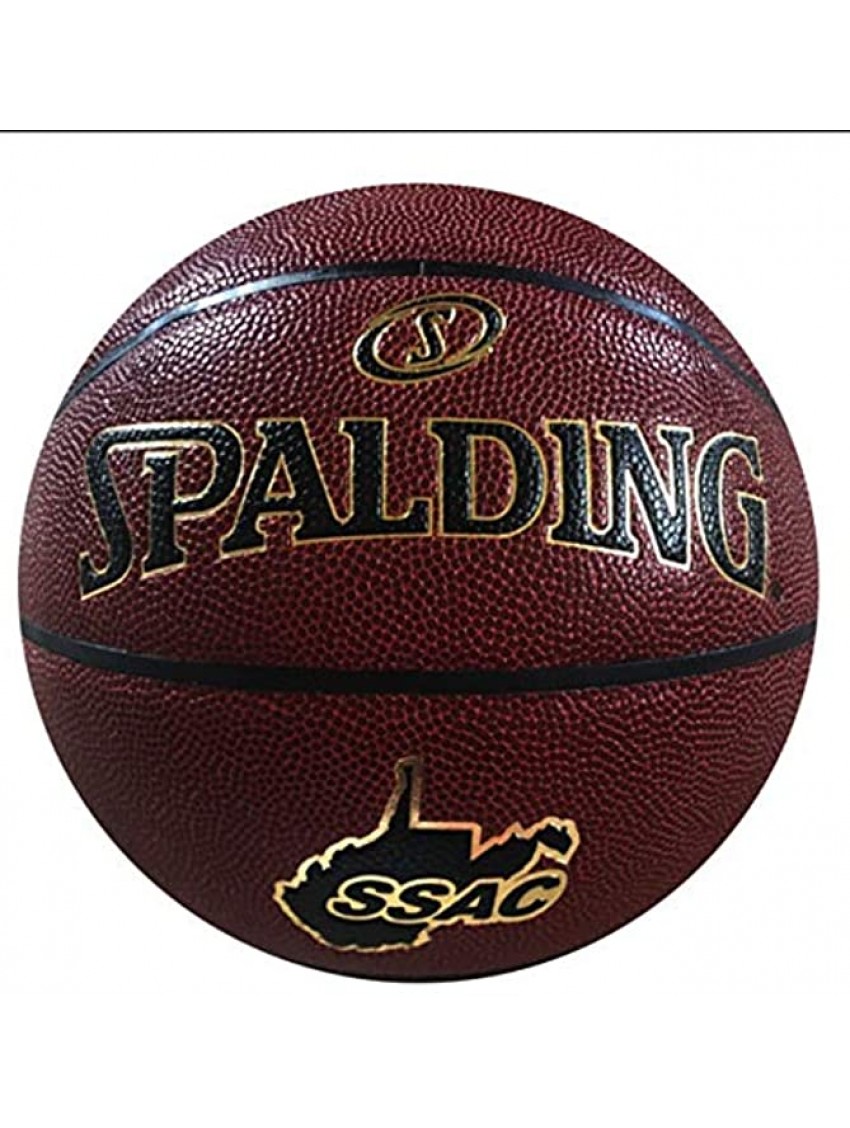 Spalding TF-1000 Basketball with SSAC Decoration Size 6 28.5 Inches Intermediate NFHS Approved Indoor Play