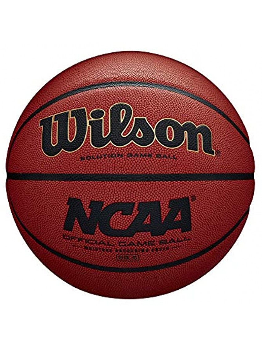 WILSON Sporting Goods NCAA Official Game Basketball Intermediate 28.5" Orange 1B0701R