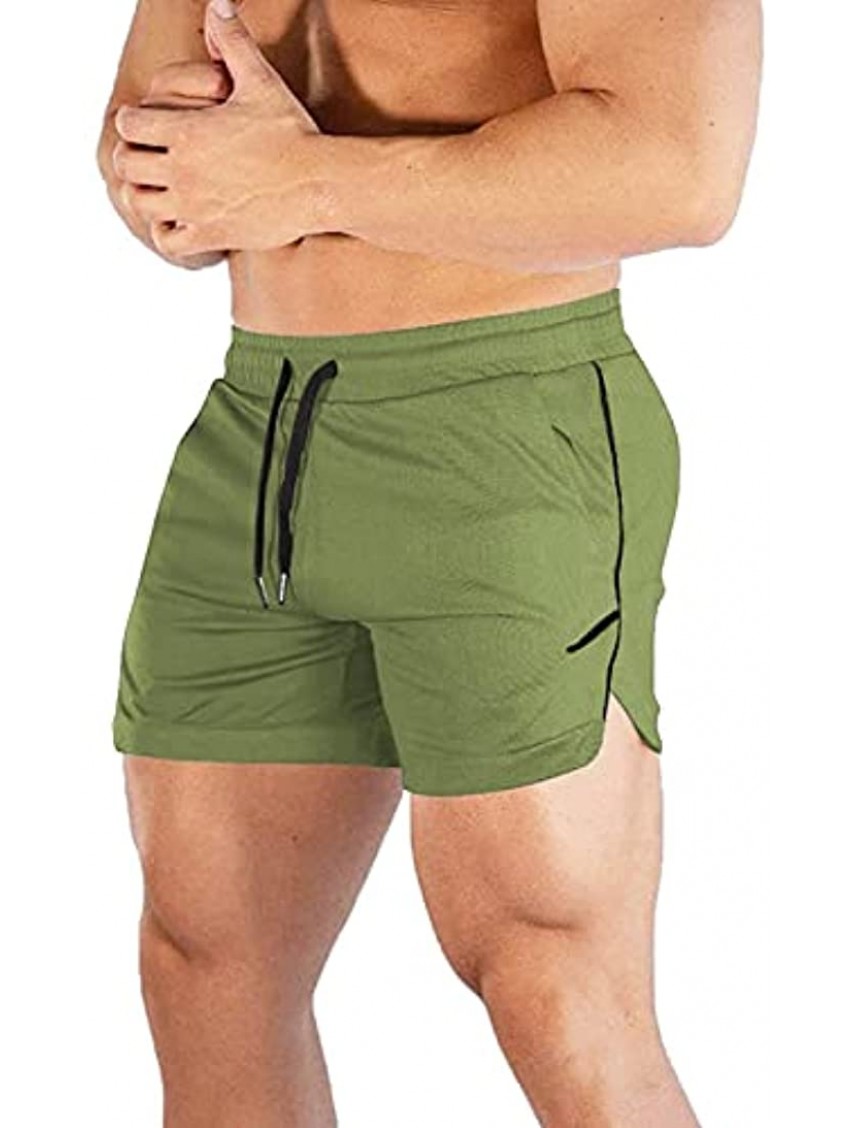 CEHT Mens Athletic Shorts Quick Dry Bodybuilding Mens Workout Shorts Gym Shorts for Men with Pockets