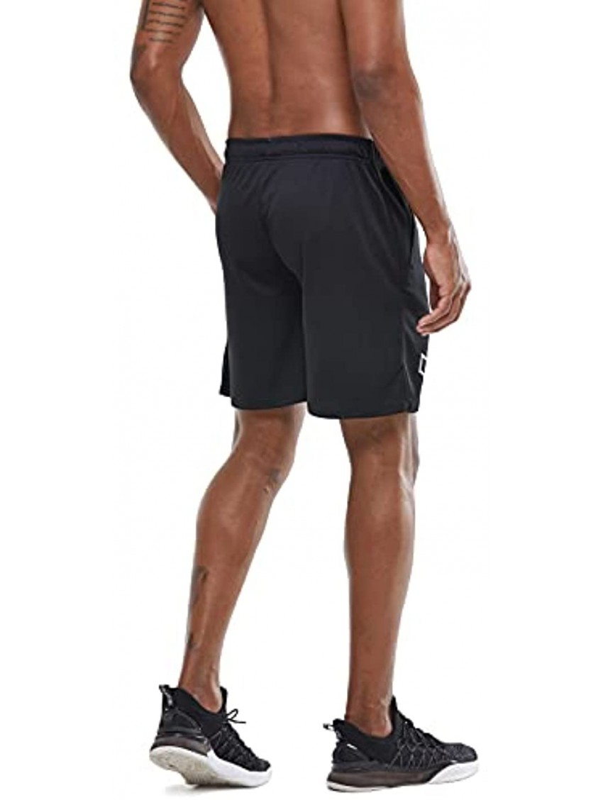 G Gradual Men's 7 Workout Running Shorts Quick Dry Lightweight Gym Shorts with Zip Pockets