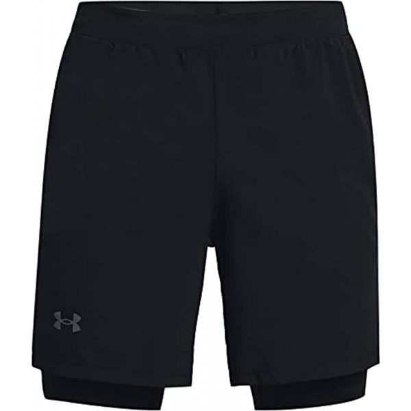 Under Armour Men's Launch Stretch Woven 7-inch 2 in 1 Shorts