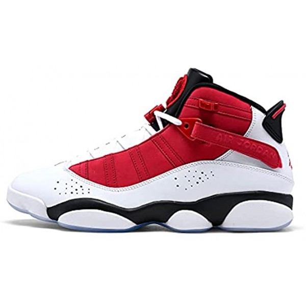 Jordan Men's Shoes Nike 6 Rings White Carmine 322992-106