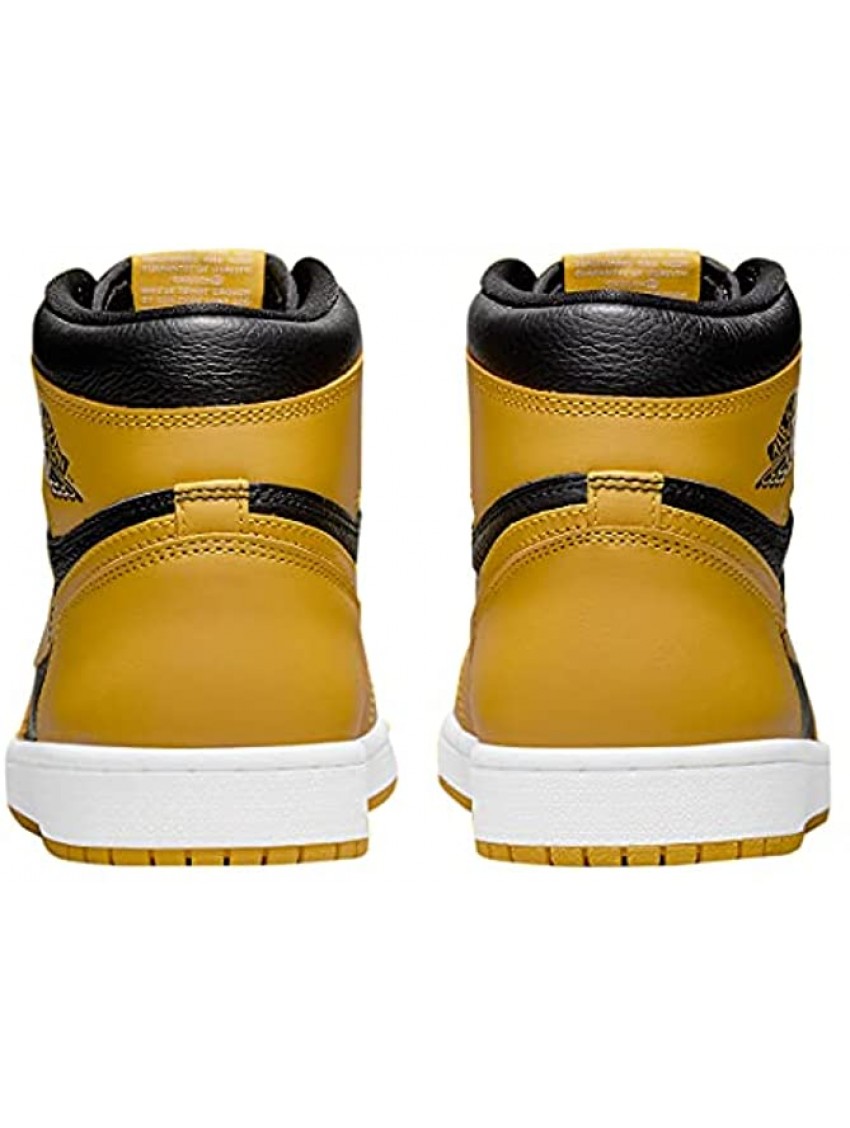Nike Jordan Mens Air Jordan 1 High OG 555088 701 Pollen Size 9.5 Pollen Black-white